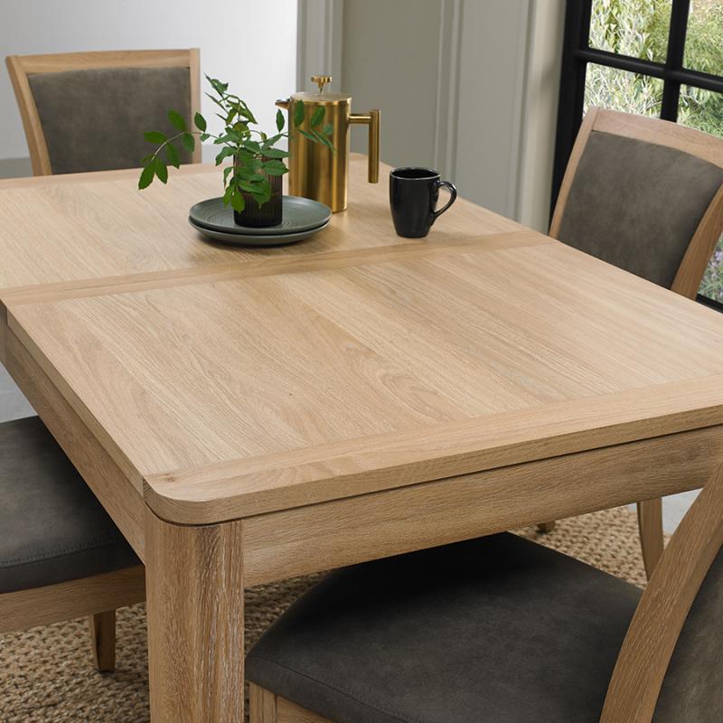 Valais Oak 1.4-1.85 Extending Dining Table